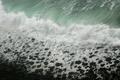 Wave Crashing on Rocks