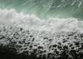 Wave Crashing on Rocks