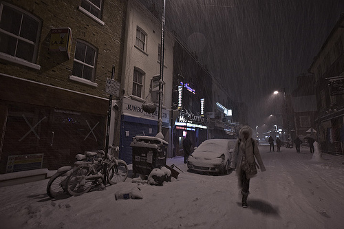 Brick Lane Snow