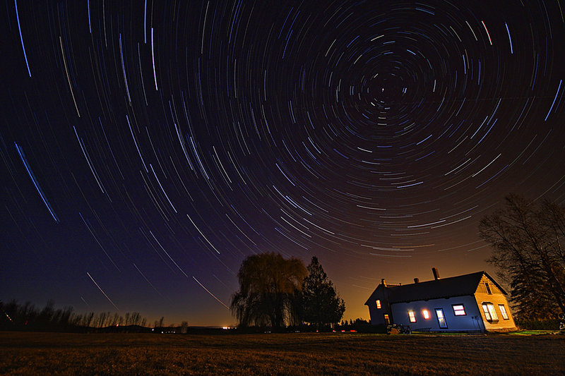 star trails