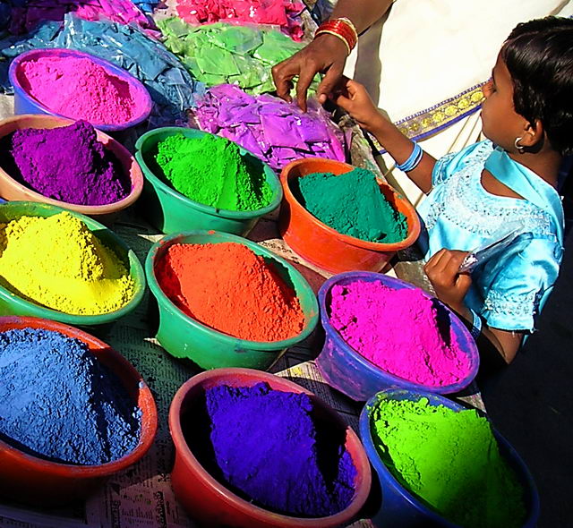 Indian Cloured Powders