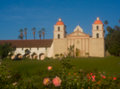 Mission Santa Barbara from the Rose Garden (No. 2)