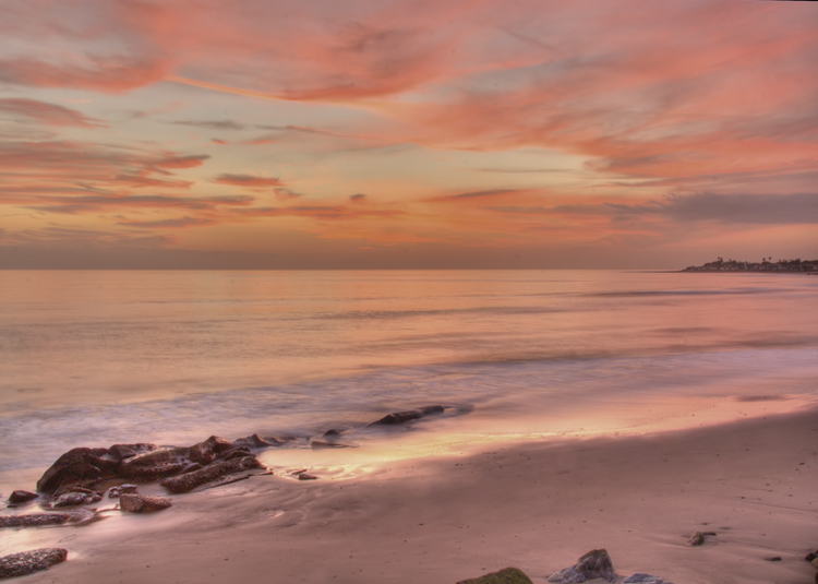 Faria Beach Sunset