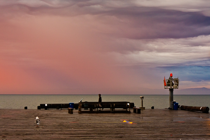 Sunrise and Rain Offshore