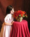 Mary Smelling Flowers
