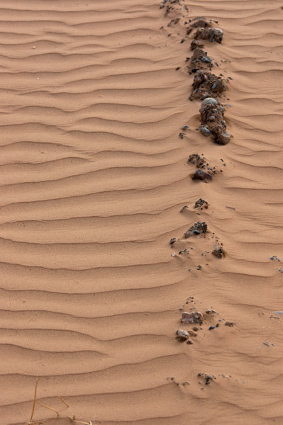 sand and stones