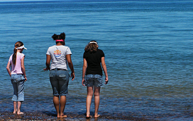 Girls in Lake Superior