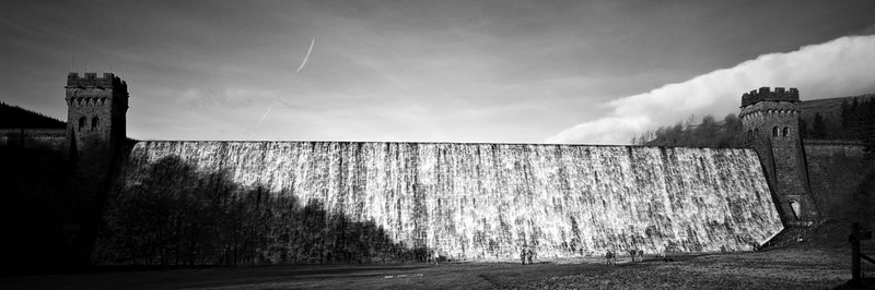 Derwent Dam's Torrent [B&W]