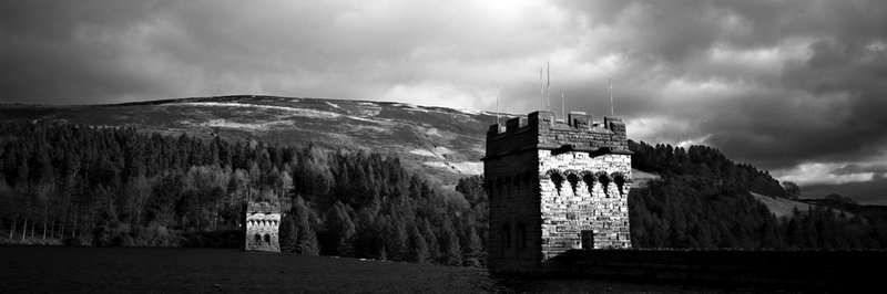 East & West of the Dam [B&W]
