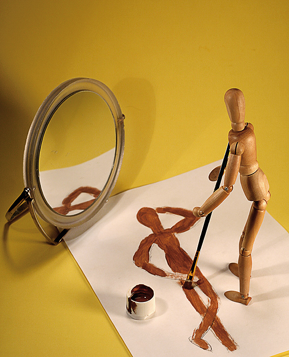 Woodys 1st nude self portrait