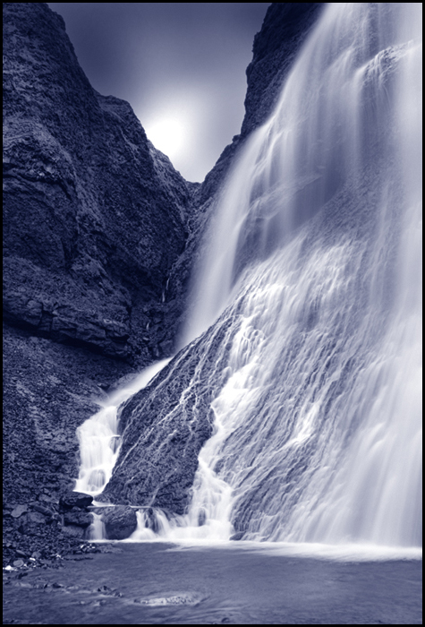 Icelandic waterfall