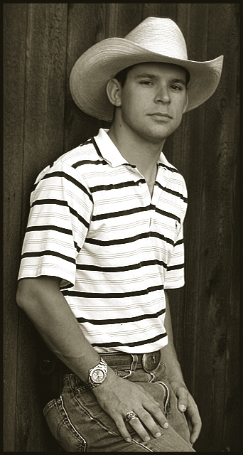 Cowboy (Black and White)
