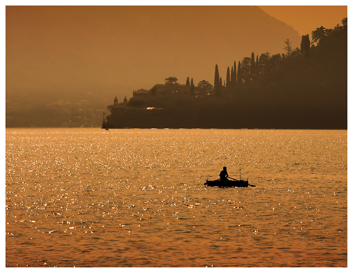 Rowing into the Sunset