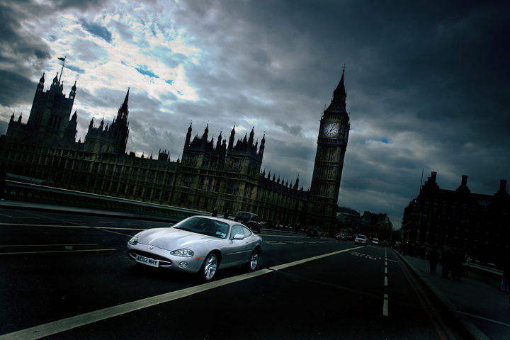 Week 1 - Jaguar XK8 over Westminster Bridge