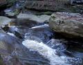stream over limestone