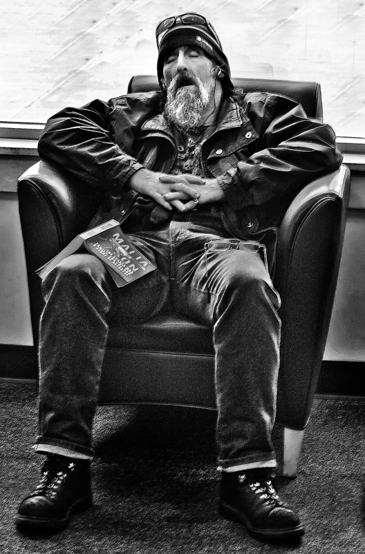 sleeping guy