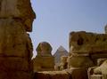 sphinx and pyramid