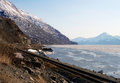 tracks along the Turnagain Arm