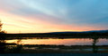 Loon Lake sunset at 11:36 pm