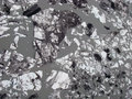 glacier ice floating below the helicopter