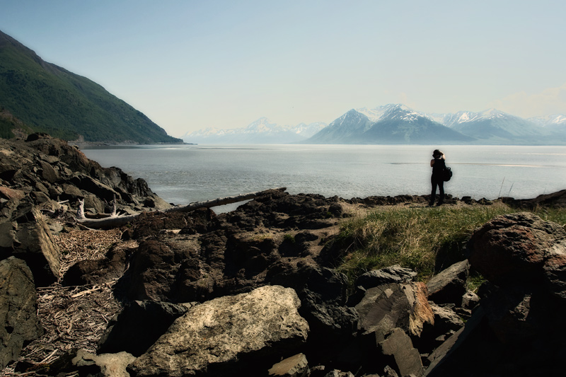 photographing the Turnagain Arm