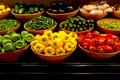 Vegetables in Bowls
