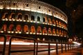 colliseum at night