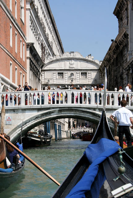 venice by gondola