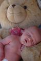 sleeping with teddy