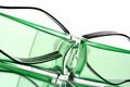 Fork in Green Bottle Abstract