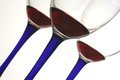 Three Wine Glasses on an Angle