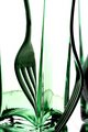 Fork in Green Bottle Abstract