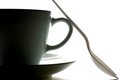 Coffee cup,saucer and spoon