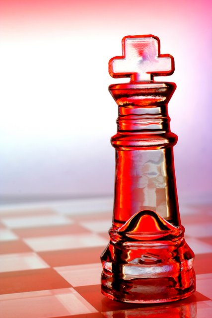 Chess King Abstract