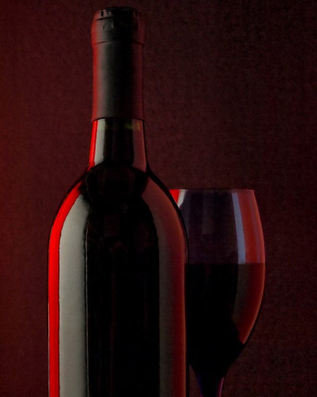 Wine Glassware Abstract