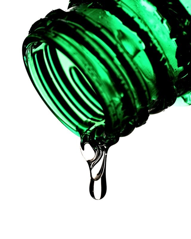 Dripping Bottle Abstract