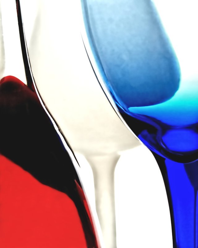 Abstract  Wine Glassware Design