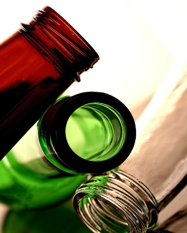 Abstract Beer Bottle Background Design