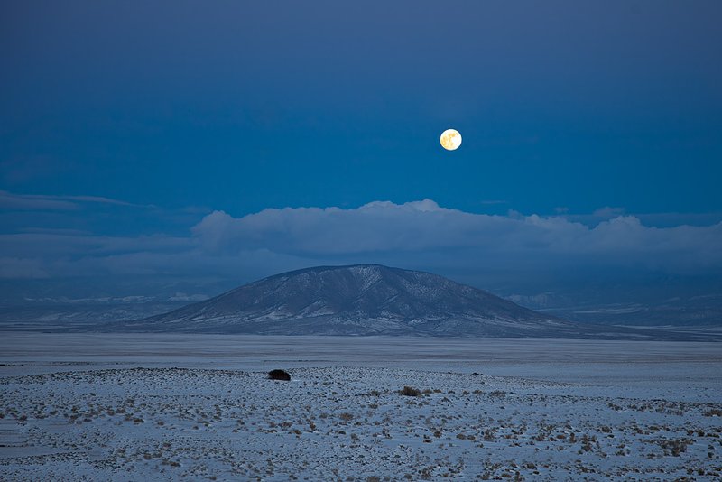 Moonrise Over Ute Mountain