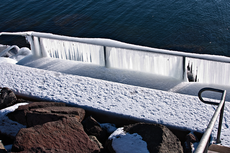 Ice on Railing Week 4