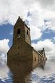 Old church in Wierum (the Netherlands)
