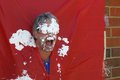 Pie throwing