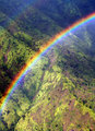 rainbow from helicopter