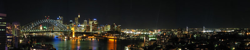 Sydney Harbour by night