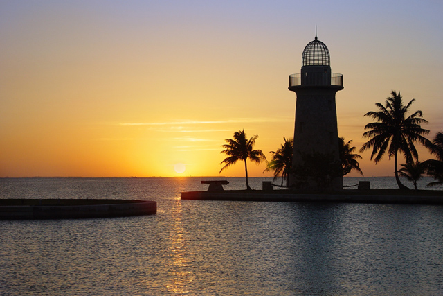 Sunset On Boca Chita Harbor