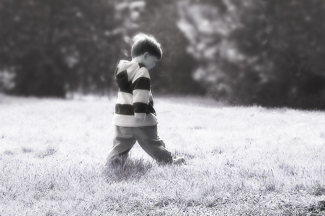 In a world of his own