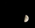 The Moon and Jupiter, June 2005