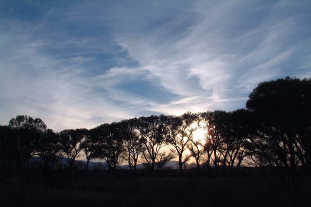 Sunset at the San Pedro