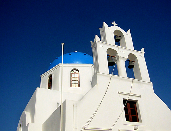 White on Blue