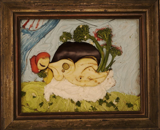 Abstract Food Outtake